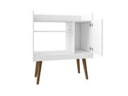 Aparador Buffet Cantinho do Café Balcão com 1 Porta Prateleira e Nichos para Decoração e Organização para Sala de Estar Cozinha com Design Moderno Aparador Buffet Cantinho do Café Balcão com 1 Porta Prateleira e Nichos para Decoração e Organização para Sala de Estar Cozinha com Design Moderno