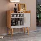 Aparador Buffet Cantinho do Café Ii com Nichos Naturalle/off-white Aparador Buffet Cantinho do Café Ii com Nichos Naturalle/off-white