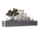 aparador buffet com 2 gavetas suspenso para bar em casa 1,10m hall de entrada