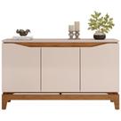 Aparador Buffet De Jantar 3 Portas 139cm Clarice D05 Freijó Off White Aparador Buffet De Jantar 3 Portas 139cm Clarice D05 Freijó Off White