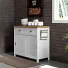 Aparador Buffet Ditália 2 Gavetas 2 Portas Branco BA-145
