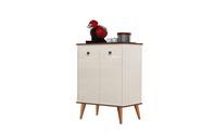 Aparador Buffet Dream 2 Portas Off White/Freijó
