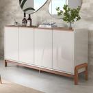Aparador Buffet Elegance Lukaliam 4 Portas para Sala