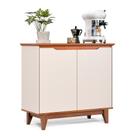 Aparador Buffet Flow 2 Portas com Pés de Madeira Maciça