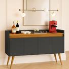 Aparador Buffet Luxo 4 Portas Pés Palito cores - Comprar Moveis em casa