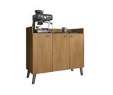 Aparador Buffet Moderno Com 3 Portas Espaçoso Ay
