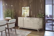 Aparador Buffet Mônaco Calacata off White - Madetec