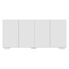 Aparador Buffet Multimóveis Veneza 4 Portas Branco