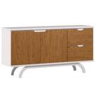 Aparador Buffet Para Sala de Jantar 2 Portas 2 Gavetas Vicky N01 Off White Ypê - Lyam Decor Aparador Buffet Para Sala de Jantar 2 Portas 2 Gavetas Vicky N01 Off White Ypê - Lyam Decor