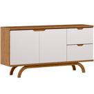 Aparador Buffet Para Sala de Jantar 2 Portas 2 Gavetas Vicky N01 Ypê Off White - Lyam Decor Aparador Buffet Para Sala de Jantar 2 Portas 2 Gavetas Vicky N01 Ypê Off White - Lyam Decor