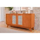 Aparador Buffet para Sala de Jantar Isa com Tela 100% MDF com 4 Portas Cimol Cinamomo