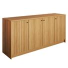 Aparador Buffet para Sala de Jantar Lia 100% MDF com 4 Portas Cimol Nature
