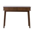 Aparador Buffet Retrô em Madeira com Nichos e Portas de Correr Ripadas 100cm 22765 Mart