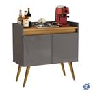 Aparador Buffet Retro Pés Palito Cantinho do Café Sala de Estar Balcão Cozinha Luxo 2 portas Plus