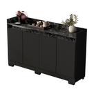 Aparador Buffet Sala 4 Portas Luise - Diversas Cores - Lojas Comprou Chegou