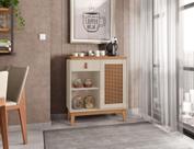 Aparador Café Rubi Off White/Noce Aparador Café Rubi Off White/Noce