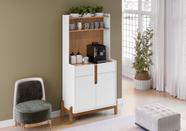 Aparador Cantinho Do Café Lizz 2 Portas - 6 Cores