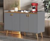 Aparador Cantinho do Café Lulu Buffet 4 Portas Decoração - Várias Cores - Comprar Móveis em Casa