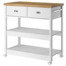 Aparador Carrinho Café 2 Gavetas 85 Cm Ba135 Branco Dtall Aparador Carrinho Café 2 Gavetas 85 Cm Ba135 Branco Dtall