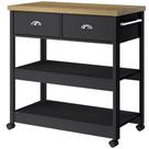 Aparador Carrinho Café 2 Gavetas 85 Cm Ba135 Preto Dtall Aparador Carrinho Café 2 Gavetas 85 Cm Ba135 Preto Dtall