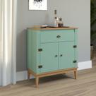 Aparador - Colonial 80x90x41 Cm 1 Gaveta 2 Portas