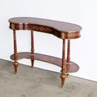 Aparador Console Luiz XVI Forma Feijão 120cm Elegancia Aparador Console Luiz XVI Forma Feijão 120cm Elegancia