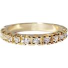 Aparador de Aliança Ouro Banhado 18k em 10 Camadas Com Zirconia Aparador de Aliança Ouro Banhado 18k em 10 Camadas Com Zirconia