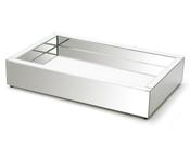 Aparador de Bancada Espelhado Suporte Bebidas Decorativo 60cm