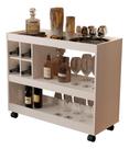Aparador De Bar Pérola - 75x37x90 Cm - Alto Luxo