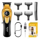 Aparador de barba KEMEI 1677 para homens com display LED sem fio