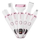 Aparador de biquíni RUIM 5 em 1, barbeador elétrico para mulheres, rosa