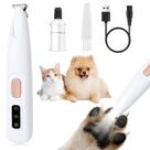 Aparador de cães, cortador de grama quente Saffory Paw Trimmer elétrico com luz LED
