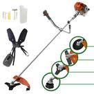 Aparador de Grama Á Gasolina Tekna RL520AC 52cc 2T 2HP 9000rpm Roçadeira Completa Multifuncional Com 4 Opções de Corte Faca 3 Pontas, Faca 2 Pontas, Disco 80 Dentes e Carretel