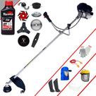 Aparador de Grama Com Sistema Antivibração À Gasolina Toyama RT43LB25A 43cc 1,7HP 10.000rpm Roçadeira Com 8 Opções de Cortes + EPI + ÓLEO TOYAMA 2T