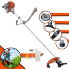 Aparador de Grama Completo Tekna RL520ACG2 À Gasolina 2 Tempos 52cc 13.000rpm 2HP de Potência Com Kit 3 Lâminas de Corte e Cabeçote de Nylon
