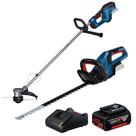 Aparador de Grama GRT 18V-33 com Aparador de Cerca Viva e Bateria 18V 4,0ah Carregador Bivolt BOSCH