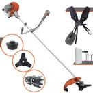 Aparador de Grama Lateral Tekna RL520AC-G2 À Gasolina 52cc 2HP 13.000rpm Roçadeira Completa Com Carretel de Nylon + Lâmina 3 Pontas + Enxada Rotativa