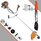 Aparador de Grama Tekna RL430P À Gasolina 43cc 1,7HP 10.000rpm Com Carretel + Faca 2 Pontas + 3 Pontas + 40 Dentes de Vídea + 80 Dentes + Trimmer Aparador de Grama Tekna RL430P À Gasolina 43cc 1,7HP 10.000rpm Com Carretel + Faca 2 Pontas + 3 Pontas + 40 Dentes de Vídea + 80 Dentes + Trimmer