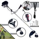 Aparador de Grama Toyama RT43LB-25A À Gasolina 2 Tempos 43cc 1,7HP 10.000rpm Roçadeira Multifunções Completa Com Carretel de Nylon + Lâmina 3 Pontas