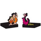 Aparador de Livros Hanna Barbera Flinstones Fred Barney e Dino em Madeira Urban