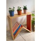 Aparador de madeira criativo, aparador multiuso, decorar com livros PS6