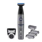 Aparador de Pelos Philco PAP02 - USB Cinza/Azul, 5W, Bivolt
