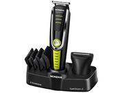 Aparador de Pelos Super Groom 6 BG-04 Mondial 6W Bivolt Preto e Verde