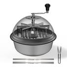 Aparador de tigelas AC Infinity Bud Leaf 16 Clear Dome em aço inoxidável