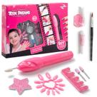 Aparador De Unhas Elétrico Infantil Kit Manicure Com Esmalte Para Crianças Teen Dreams Aparador De Unhas Elétrico Infantil Kit Manicure Com Esmalte Para Crianças Teen Dreams