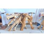 Aparador E Luxo 120cm Veraneio Madeira Natural Maciça