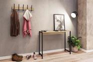 Aparador Estante Estilo Industrial Metalão E Mdf 94cm Nogueira Aparador Estante Estilo Industrial Metalão E Mdf 94cm Nogueira