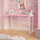 Aparador Industrial Infantil Princesa Aço Carbono Klm Branco-rosa