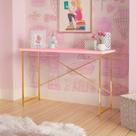 Aparador Industrial Infantil Princesa Aço Carbono Klm Dourado-rosa