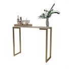 Aparador Industrial Pés Dourado 90X30X76